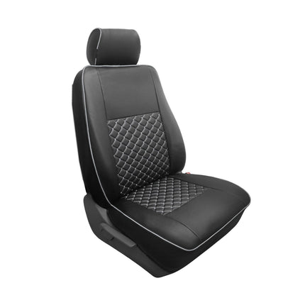 Sitzbezüge Schonbezüge für Ford Transit 2000-2014 Kunstleder Schwarz Weiß