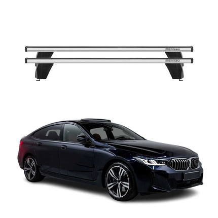 Menabo Dachträger für BMW 6er Gran Turismo G32 2017-2023 75kg Alu Silber 2x