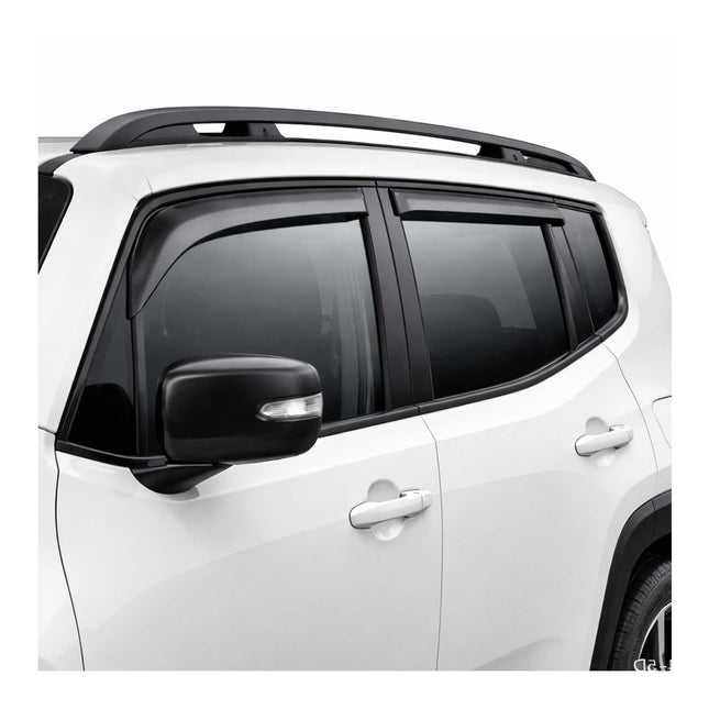 Windabweiser Regenabweiser für Jeep Renegade 2014-2024 Dunkel Acryl 4tlg