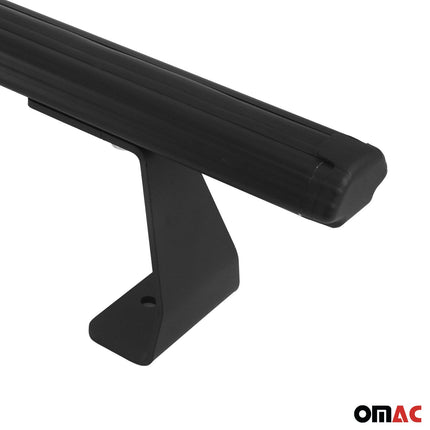 Dachträger Grundtäger für VW Caravelle T5 2003-2015 75kg Aluminium Schwarz 3 tlg