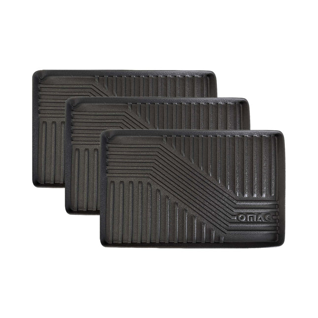 3x OMAC Schuhmatte Sauberlaufmatte Abtropfschale Napfunterlage 58x38cm Unterlage