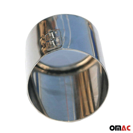 Auspuffblende Endrohr für Mercedes CL Klasse 1996-2013 Edelstahl Chrom 60mm 2tlg
