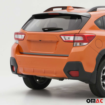 Kofferraumleiste Heckleiste für Subaru XV 2017-2023 Untere Edelstahl Dunkel