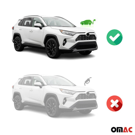 Trittbretter Seitenschweller für Toyota RAV4 Hybrid 2019-2025 Silber 2 tlg