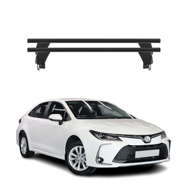 Menabo Dachträger Grundtäger für Toyota Corolla Limo 2019-2026 50kg Alu Schwarz