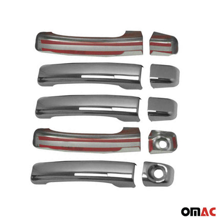 Chrom Türgriff Blende für Opel Movano 2010-2024 5-Tür Edelstahl 10tlg