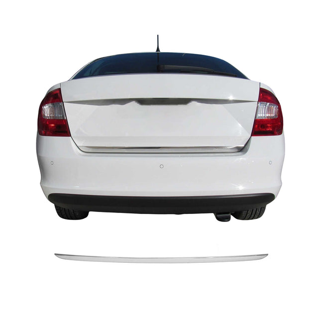 Kofferraumleiste Heckleiste für Skoda Rapid Limo 2012-2019 Untere Edelstahl