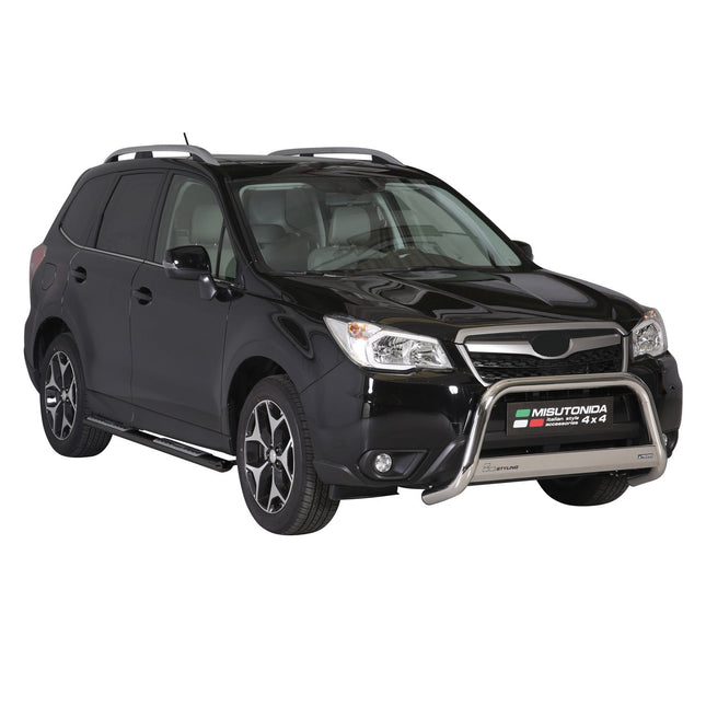 Seitenschweller Schwellerrohre für Subaru Forester IV 2013-2015 Pre-FL Schwarz