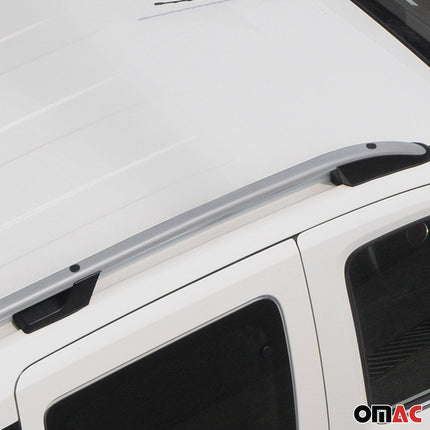 Aluminium Dachreling Querträger für Mitsubishi L200 2019-2026 Silber 2x
