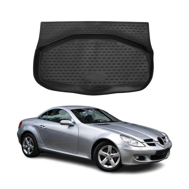 Kofferraummatte Kofferraumwanne für Mercedes SLK Klasse R171 2004-2011 Gummi TPE