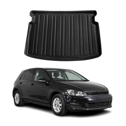 Kofferraumwanne Laderaumwanne für VW Golf 2012-2019 Schrägheck 5tür Gummi TPE