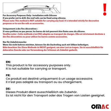 Dachreling Relingträger Aluminium für Nissan Qashqai J10 2006-2014 Alu Schwarz