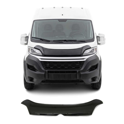 Motorhaube Deflektor Insektenschutz für Citroen Jumper 2014-2026 Dunkel