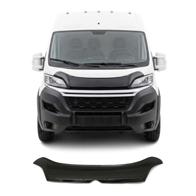 Motorhaube Deflektor Insektenschutz für Citroen Jumper 2014-2026 Dunkel
