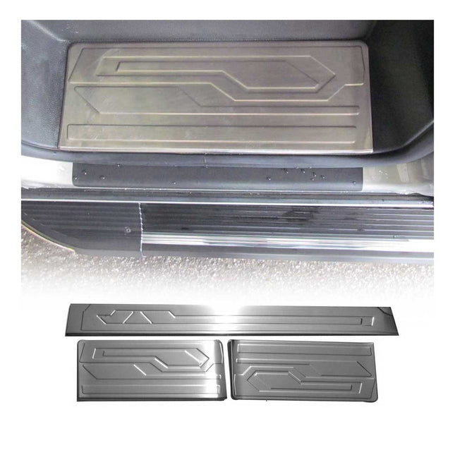 Einstiegsleisten Türschweller für Ford Transit Custom 2013-2024 Edelstahl 3x