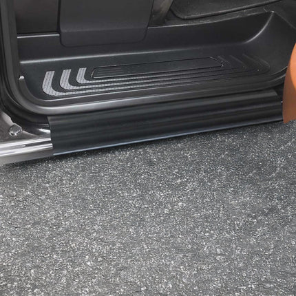 Einstiegsleisten Türschweller für Mercedes Vito W639 2003-2014 Gummi Schwarz 2x