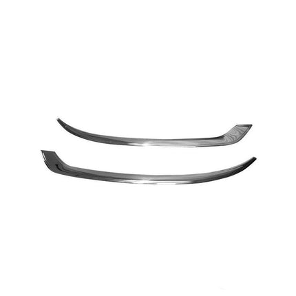 Scheinwerfer Leisten Böser Blick für VW Caddy 2010-2015 Edelstahl Chrom 2tlg