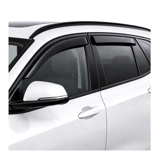 Windabweiser Regenabweiser für BMW X2 F39 2018-2023 Dunkel Acryl 4tlg