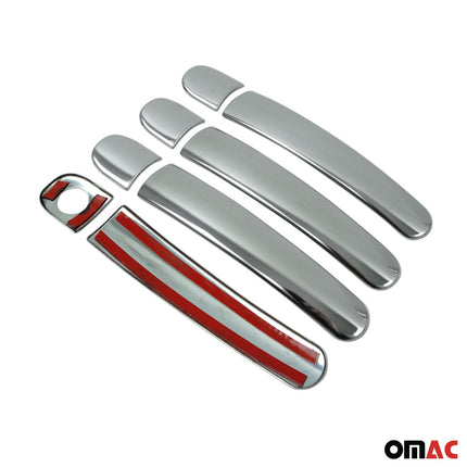Chrom Türgriff Blende für Skoda Superb 2001-2008 4Tür Edelstahl Matt