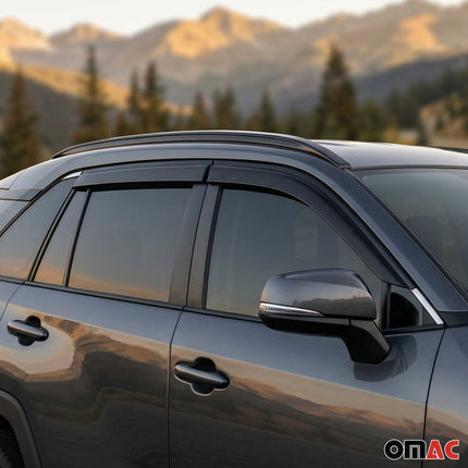 Windabweiser Regenabweiser für BMW X3 G01 2017-2024 Dunkel Acryl 4tlg
