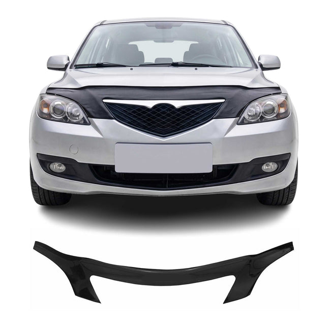 Motorhaube Deflektor Insektenschutz für Mazda 3 2003-2009 Schrägheck Dunkel