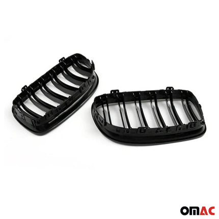 Nieren Grill Kühlergrill für BMW 3er E90 Limo 2009-2011 M3 Schwarz Glanz