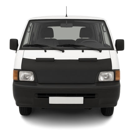 Haubenbra Steinschlagschutz für Mitsubishi L300 1994-2004 Schwarz Halb