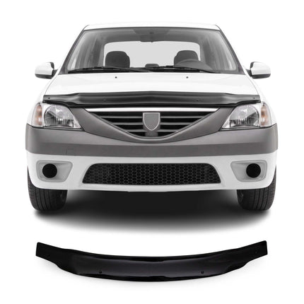 Motorhaube Deflektor Insekten Steinschlagschutz für Dacia Logan 2005-2012 Dunkel