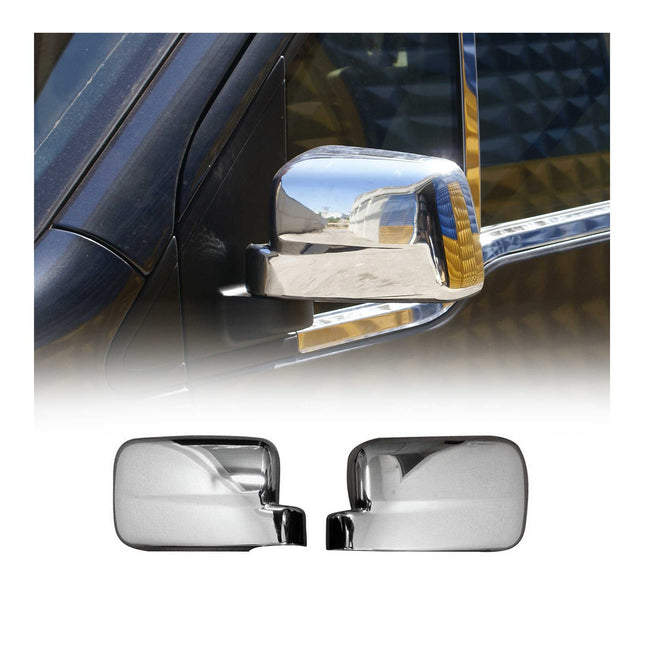 Spiegelkappen Spiegelabdeckung für Ford Connect 2009-2014 Chrom ABS Silber 2tlg
