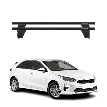 Menabo Dachträger Grundtäger für Kia Ceed 2019-2026 75kg Aluminium Schwarz 2 tlg