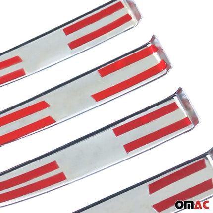 Türgriff Blende Türgriffkappen für Fiat Ducato 2006-2026 Chrom ABS Silber 4tlg