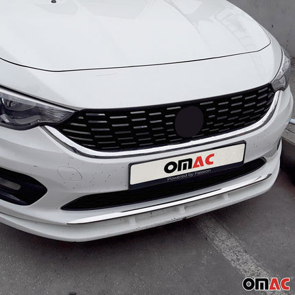Kühlergrill Leisten Grillleisten für Fiat Tipo 2015-2024 Edelstahl Chrom 1tlg