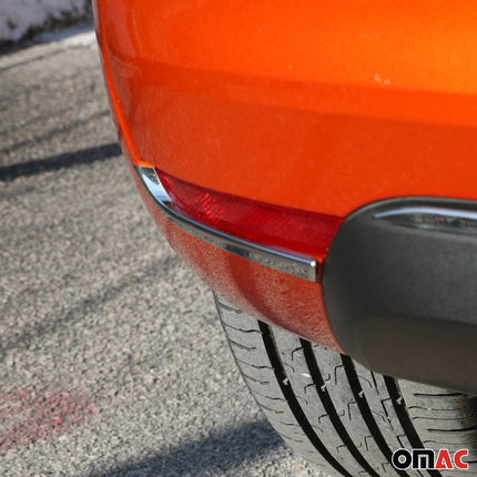 Reflektor Blenden Reflektorleiste für Renault Clio 2019-2025 Edelstahl Chrom 2x