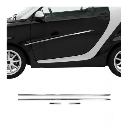Seitentürleiste Türleisten Türschutzleisten für BMW 1er 2er 3er 4er Edelstahl 4x