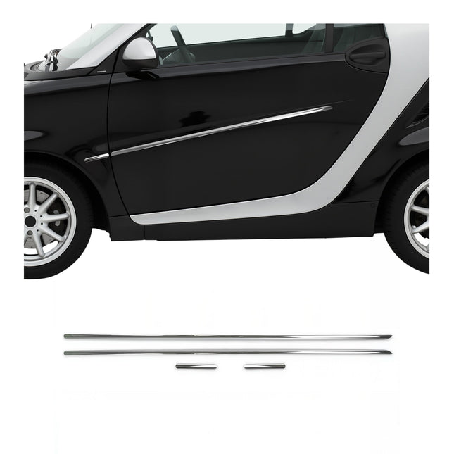 Seitentürleiste Türleisten Türschutzleisten für BMW 1er 2er 3er 4er Edelstahl 4x