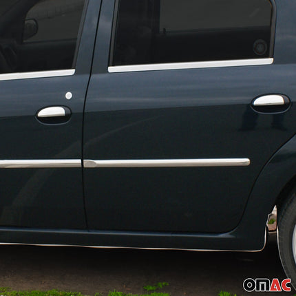 Chrom Türgriff Blende für Dacia Logan MCV 2006-2013 Edelstahl 4tlg