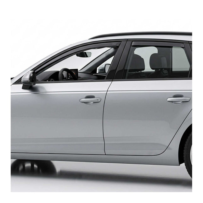 Windabweiser Regenabweiser für Audi A4 Allroad B9 2016-24 Kunststoff Schwarz 4x