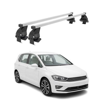 Menabo Dachträger Grundtäger für VW Golf VIII Variant 2019-2026 50kg Silber 2x