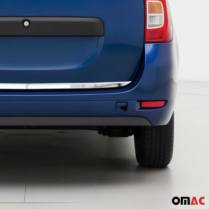 Kofferraumleiste Heckleiste für Dacia Logan MCV 2014-2020 Untere Chrom Edelstahl