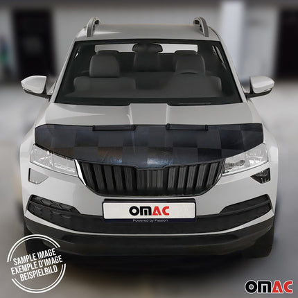 Haubenbra Steinschlagschutz Bonnet Bra für Fiat Scudo 2012-2016 Kariert Halb