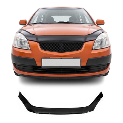 Motorhaube Deflektor Insekten Steinschlagschutz für Kia Rio 2005-2011 Dunkel