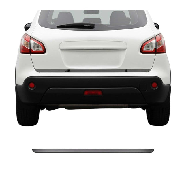 Kofferraumleiste Heckleiste für Nissan Qashqai J11 2014-2021 Edelstahl Dunkel