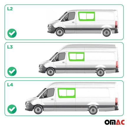 Schiebefenster für Mercedes Sprinter W906 2006-2018 Links Vorne Fenster L2 L3 L4