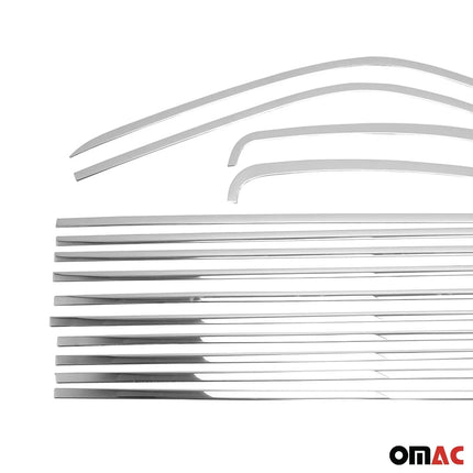 Fensterleisten Zierleisten für VW Caravelle T5 2003-2015 L2 Langer Chrom