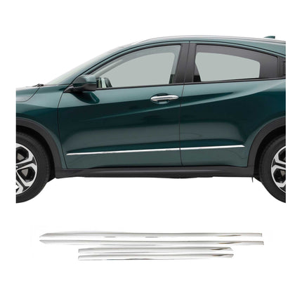 Seitentürleiste Türleisten Türschutzleiste für Honda HR-V RU5 2015-2021 Chrom 4x