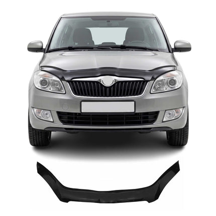 Motorhaube Deflektor Insektenschutz für Skoda Roomster 2006-2010 Dunkel