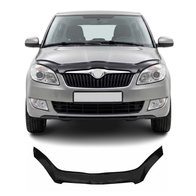 Motorhaube Deflektor Insektenschutz für Skoda Roomster 2006-2010 Dunkel