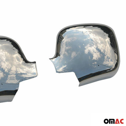 Spiegelkappen Spiegelabdeckung für Renault Kangoo 2008-2020 Chrom ABS Silber