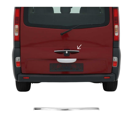 Heckklappe Kofferraumöffner Griff für Opel Vivaro A 2001-2014 Edelstahl Chrom