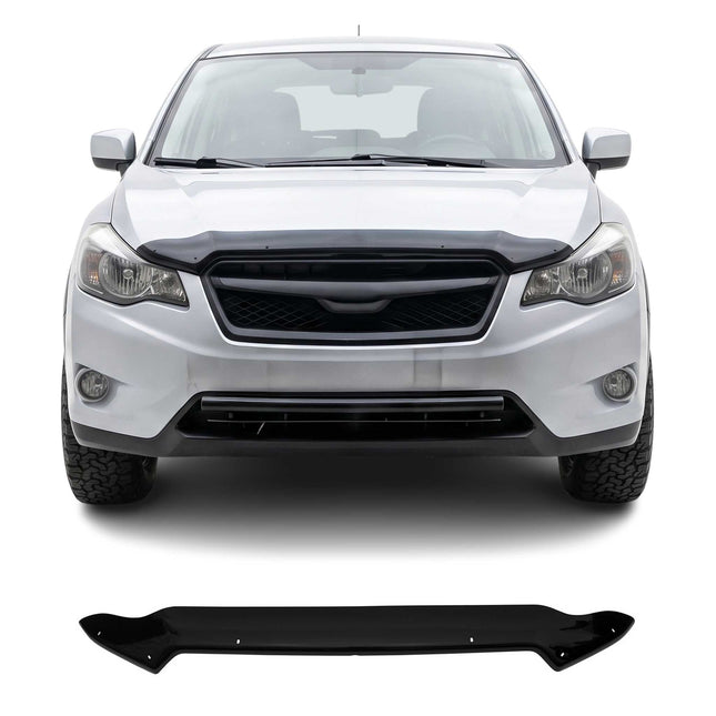 Motorhaube Deflektor Insekten Steinschlagschutz für Subaru XV 2012-2018 Dunkel